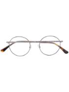 Tom Ford Eyewear Thin Round Frame Glasses - Metallic