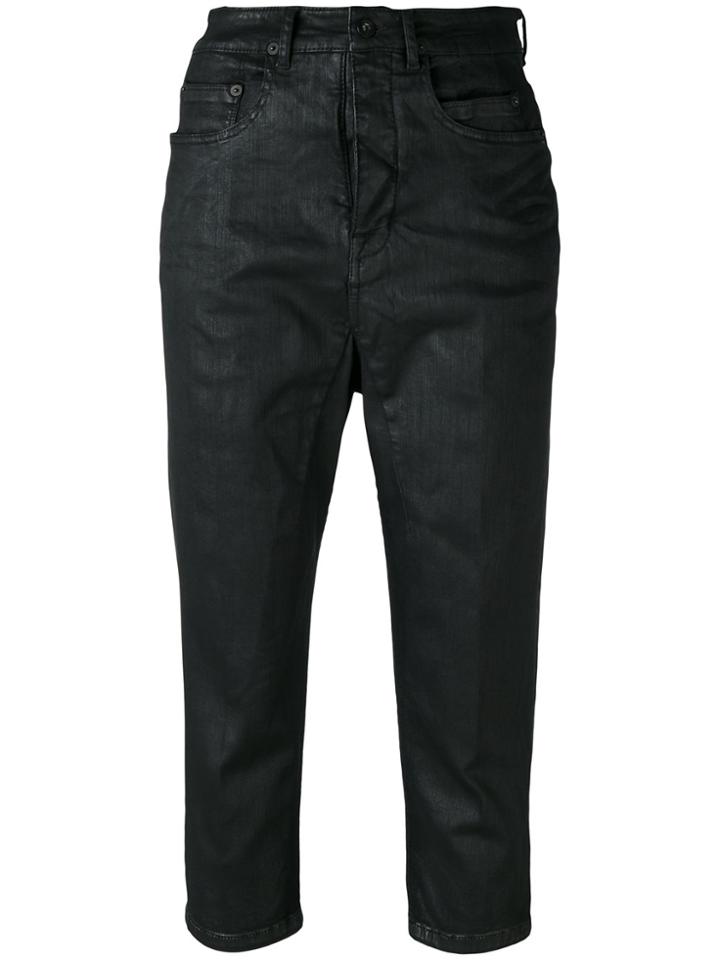 Rick Owens Drkshdw Cropped Skinny Jeans - Black