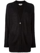 Isabel Marant Étoile Knitted Long Cardigan, Women's, Size: 42, Black, Mohair/polyamide/wool