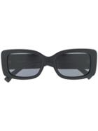 Versace Eyewear Rectangular-frame Logo Sunglasses - Black
