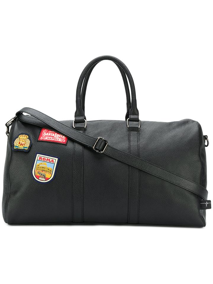 Fefè Appliqué Badge Holdall - Black