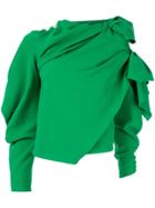 A.w.a.k.e. Mode Ruffle Long-sleeve Top - Green