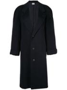 Gucci Pre-owned Vintage Logos Long Sleeve Coat - Blue