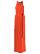 Talie Nk Maxi Dress, Size: 36, Yellow/orange, Acetate/viscose