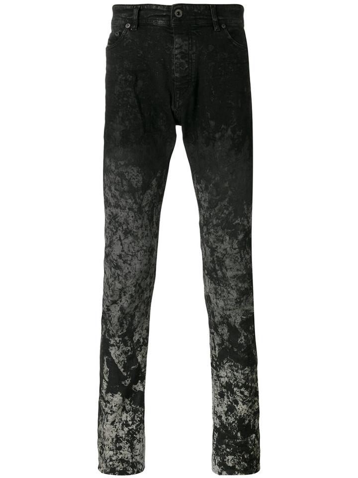 Diesel Black Gold - Marble Leg Skinny Jeans - Men - Cotton/spandex/elastane - 32, Cotton/spandex/elastane