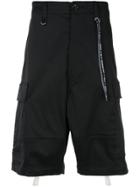 Mastermind World Back Straps Cargo Shorts - Black