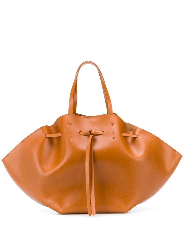 Nanushka Drawstring Tote Bag - Brown