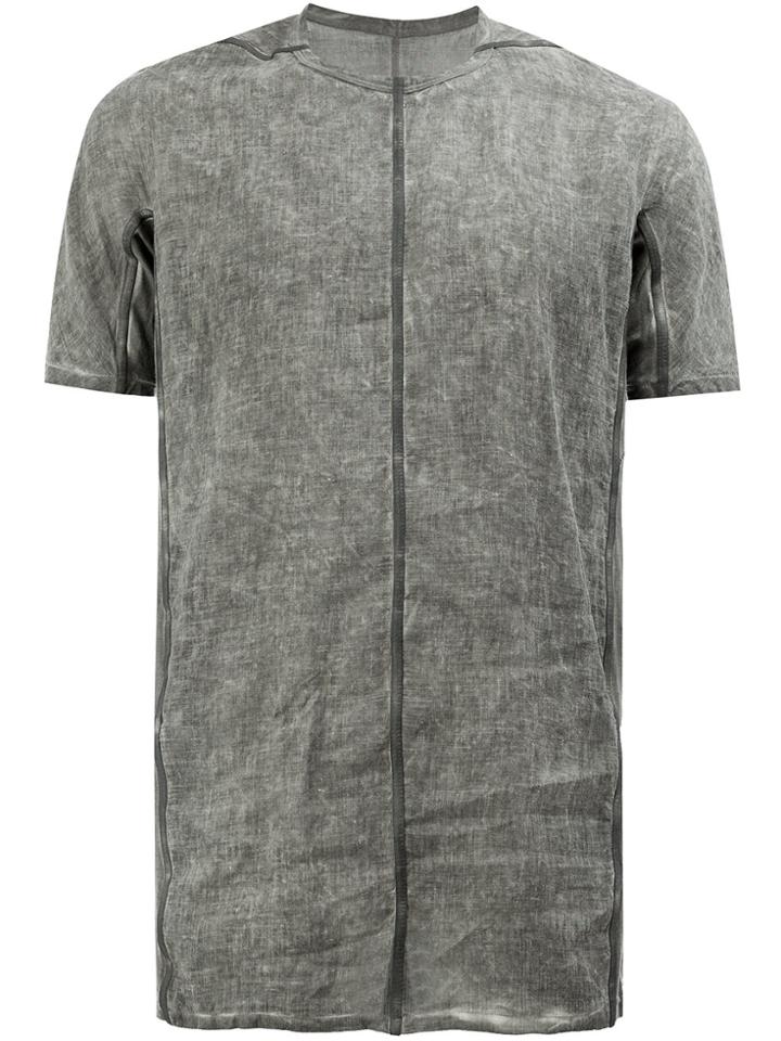 Isaac Sellam Experience Washed Effect T-shirt - Grey
