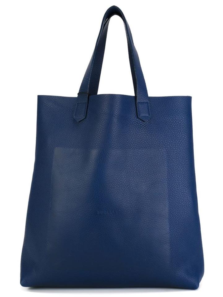 Soulland Medium 'shoplifter' Shopper, Men's, Blue, Leather