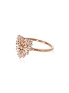 Suzanne Kalan 18k Yellow Gold Diamond-embellished Heart Ring -