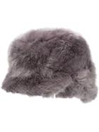 Urbancode Faux Fur Hat - Grey