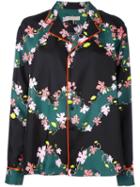 Emilio Pucci Pyjama Style Blouse, Women's, Size: 40, Black, Silk