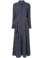 Layeur Ross Dolman Striped Shirt-dress - Blue
