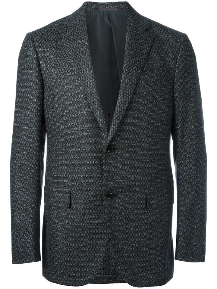 Ermenegildo Zegna Two Button Blazer - Black