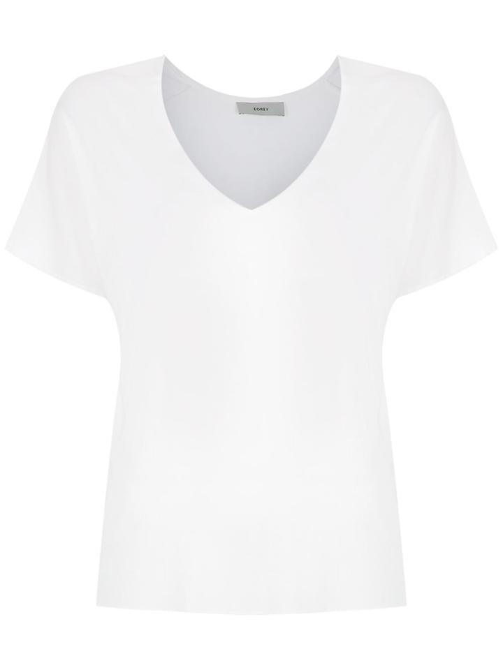 Egrey V-neck Top - White