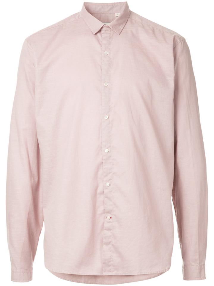 Oliver Spencer Clerkenwell Tab Shirt - Pink & Purple
