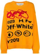 Off-white Industrial Logo Jumper - Yellow