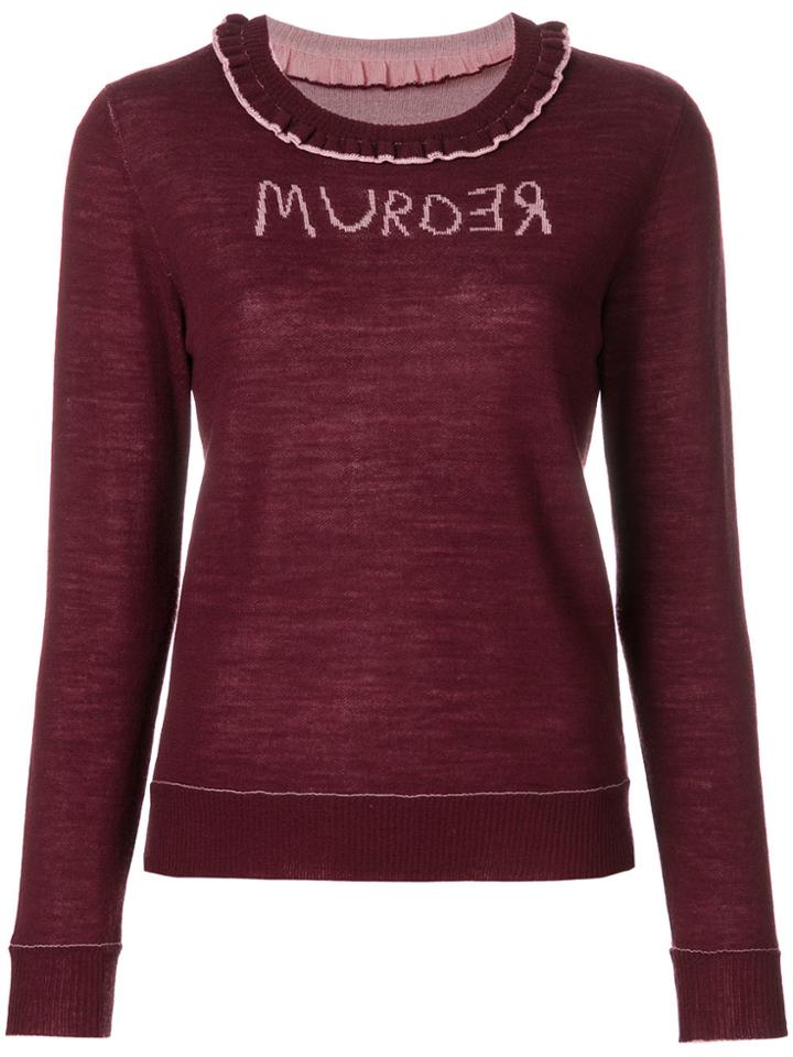 Undercover Murder Jumper - Pink & Purple