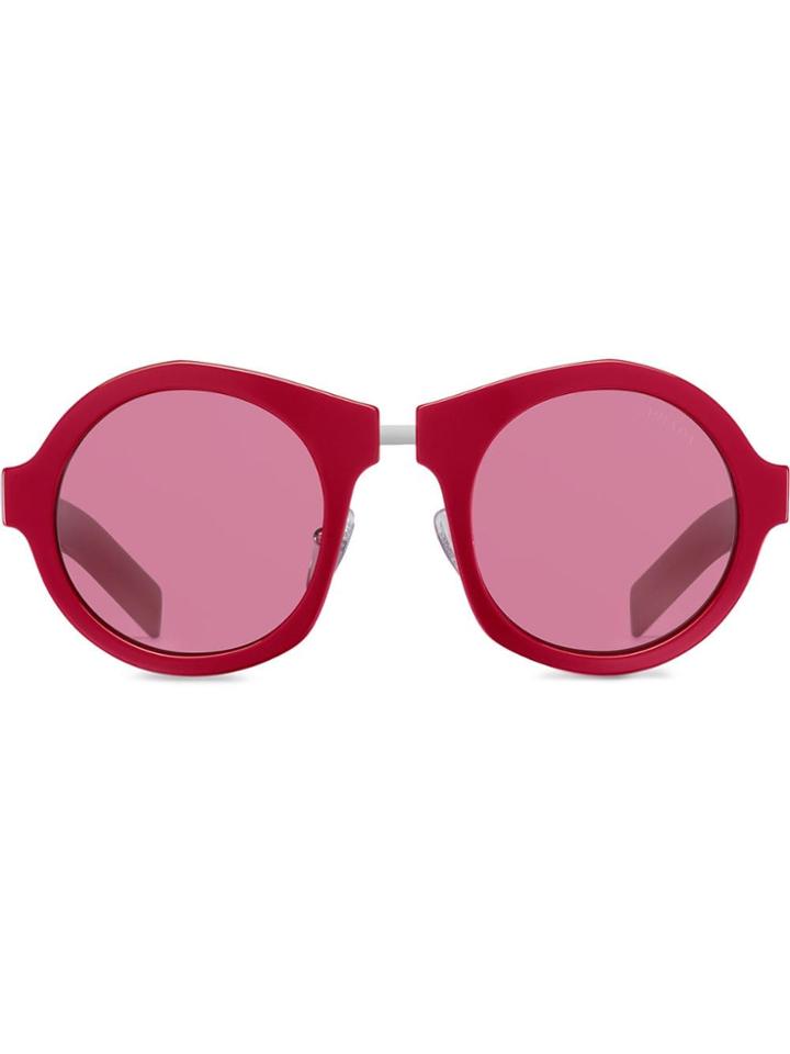 Prada Eyewear Tinted Lens Sunglasses - Red