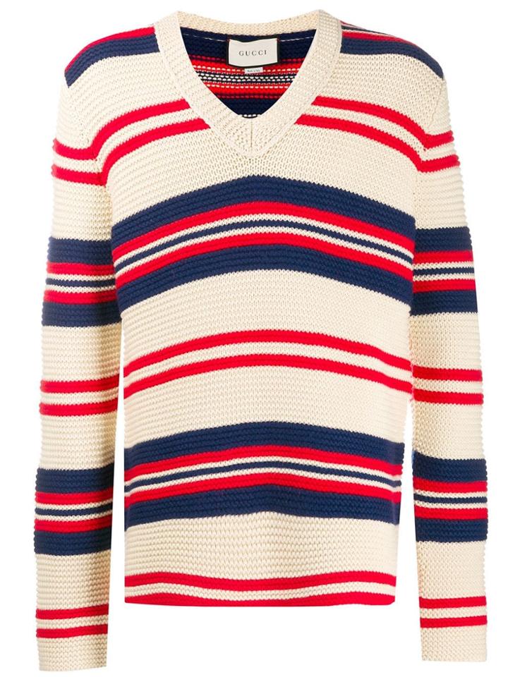 Gucci Striped Jumper - Neutrals