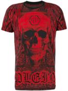 Philipp Plein - Cobalt T-shirt - Men - Cotton - L, Red, Cotton