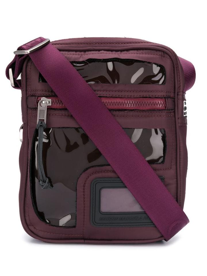 Maison Margiela Clear Messenger Bag - Purple