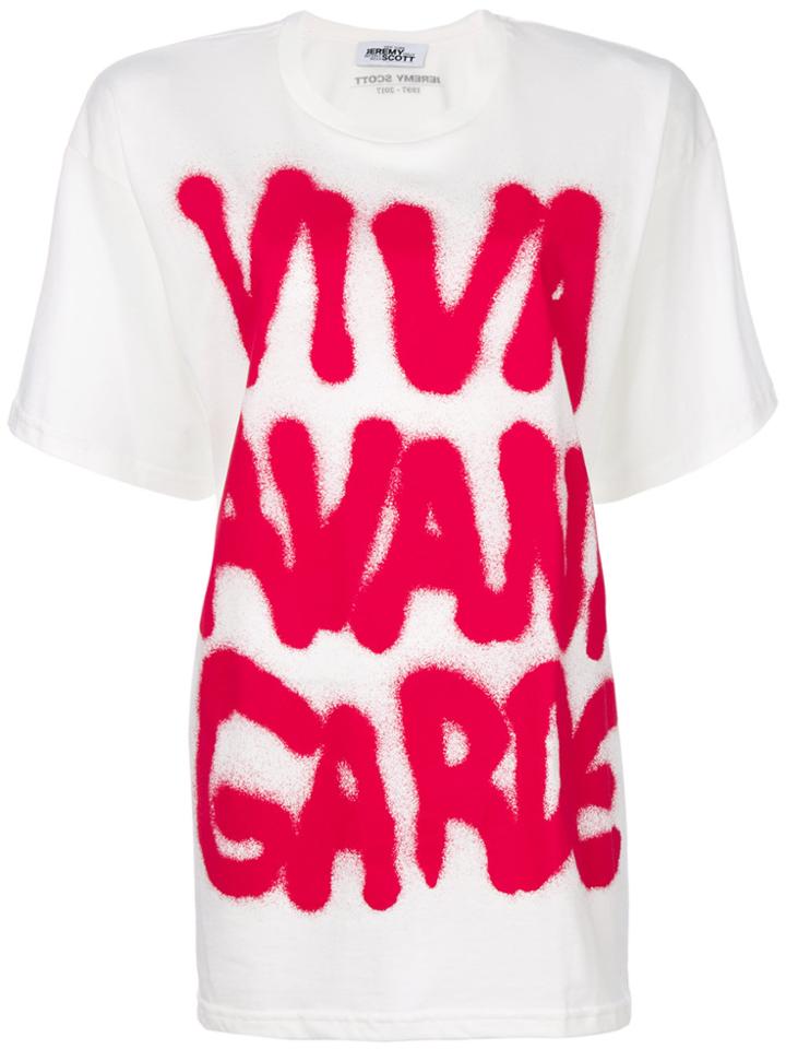 Jeremy Scott Viva Avant T-shirt - White