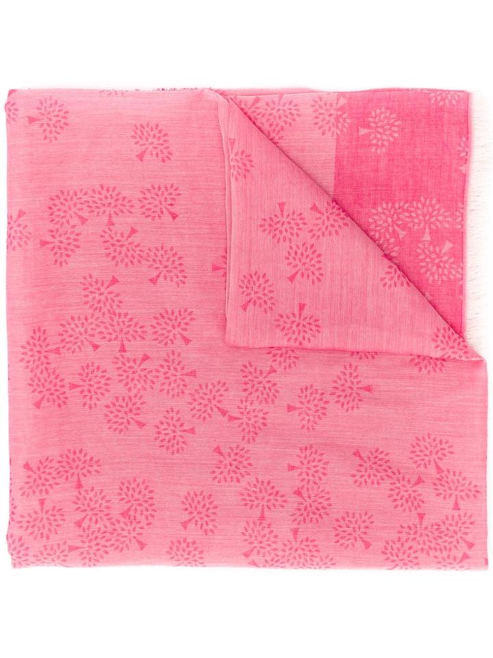 Mulberry Tamara Squared Scarf - Pink