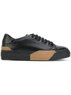 Moncler Contrast Panel Sneakers - Black