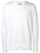 Laneus Plain Sweatshirt - White