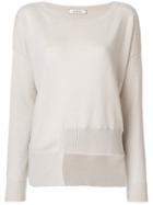 Dorothee Schumacher Asymmetric Hem Jumper - Nude & Neutrals