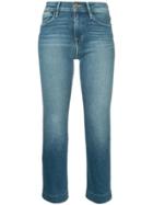 Frame Le High Straight Blind Stitch Jeans - Blue