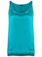 Tufi Duek Silk Blouse, Women's, Size: 42, Blue, Silk