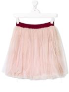 Monnalisa Chic Glitter Tulle Skirt - Pink & Purple