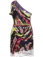 Matthew Williamson One Shoulder Floral Dress