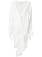 Attico High Low Shirt Dress - Nude & Neutrals