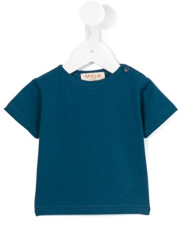 Amelia Milano Plain T-shirt, Boy's, Size: 18-24 Mth, Blue