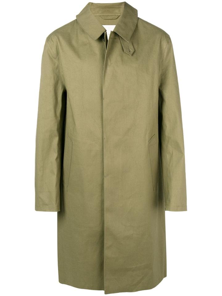 Mackintosh Khaki Bonded Cotton 3/4 Coat Gr-001 - Green