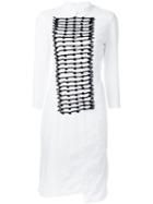 A.f.vandevorst '161 Decaye' Shirt Dress, Women's, Size: 38, White, Cotton/spandex/elastane