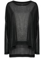 Osklen Longsleeved Sheer Blouse - Black