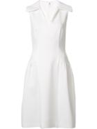 Co V-neck Dress, Women's, Size: Small, White, Acetate