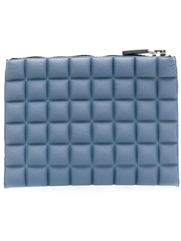 No Ka' Oi Chocolate Bar Quilted Purse - Blue
