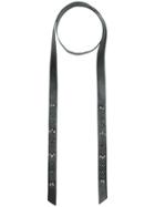 Coach Embellished Skinny Scarf - Black