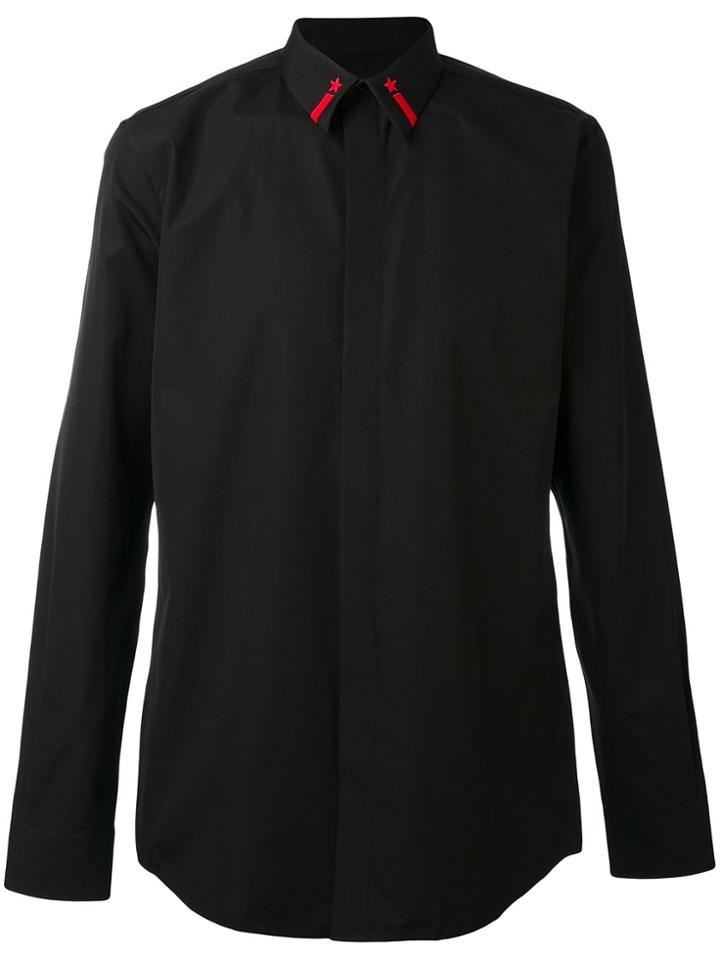 Givenchy Star Trim Shirt - Black