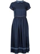 Jupe By Jackie Gathered Waist Dress - Blue