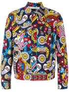 Love Moschino - Multi Print Jacket - Men - Cotton/spandex/elastane - 50, Cotton/spandex/elastane