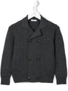 Dolce & Gabbana Kids Cable Knit Cardigan, Boy's, Size: 8 Yrs, Grey