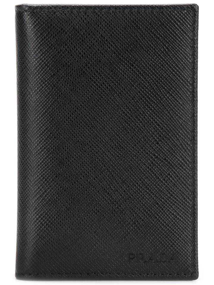 Prada Foldable Square Wallet - Black