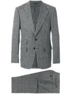 Tom Ford Prince Of Wales Check Suit - Grey