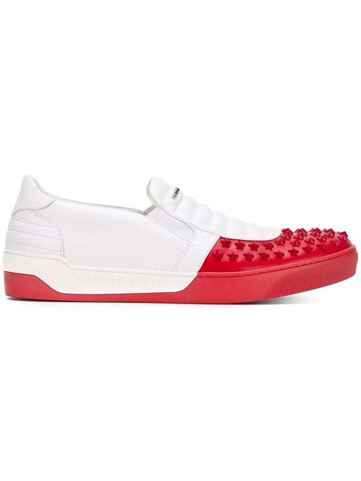Philipp Plein Star Accent Slip-on Sneakers